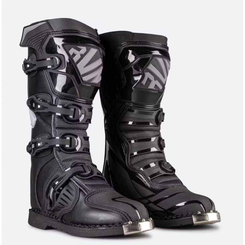 Raven Trooper MX Boots Black