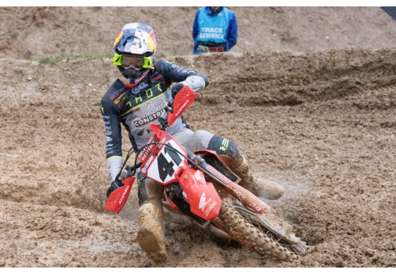 Jonass motokrosa čempionātu sāk ar ceturto vietu Jonass motokrosa čempionātu sāk ar ceturto vietu